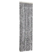 Tenda Antimosche Grigia Nera e Bianca 56x200 cm in Ciniglia CFW1633458