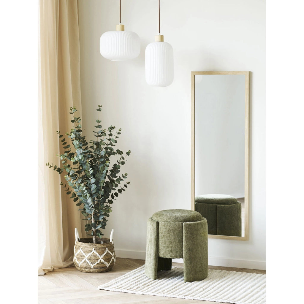 Specchio con Cornice Scottsdale, Marrone, Vetro, 2,5x45x110 cm