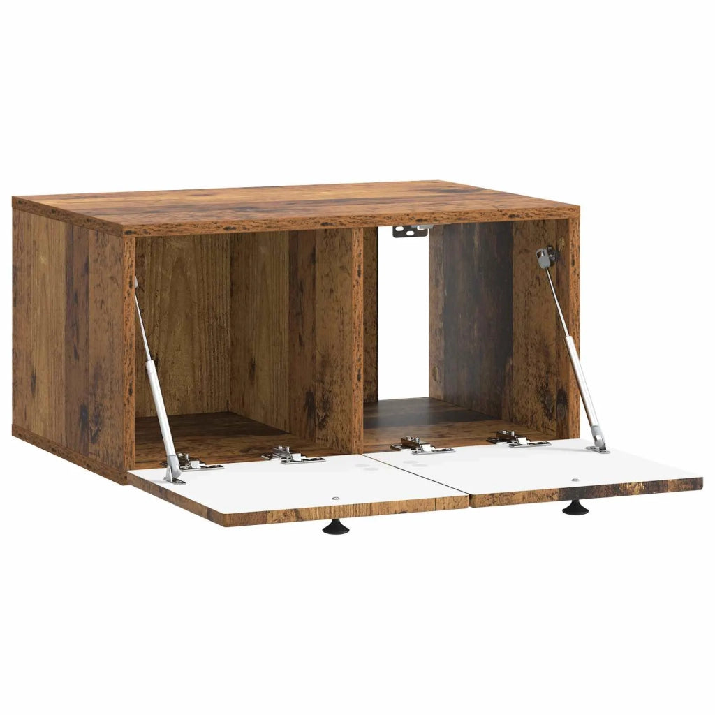 Mobile Porta TV da Muro Legno antico 59,5 x 41 x 30 cm