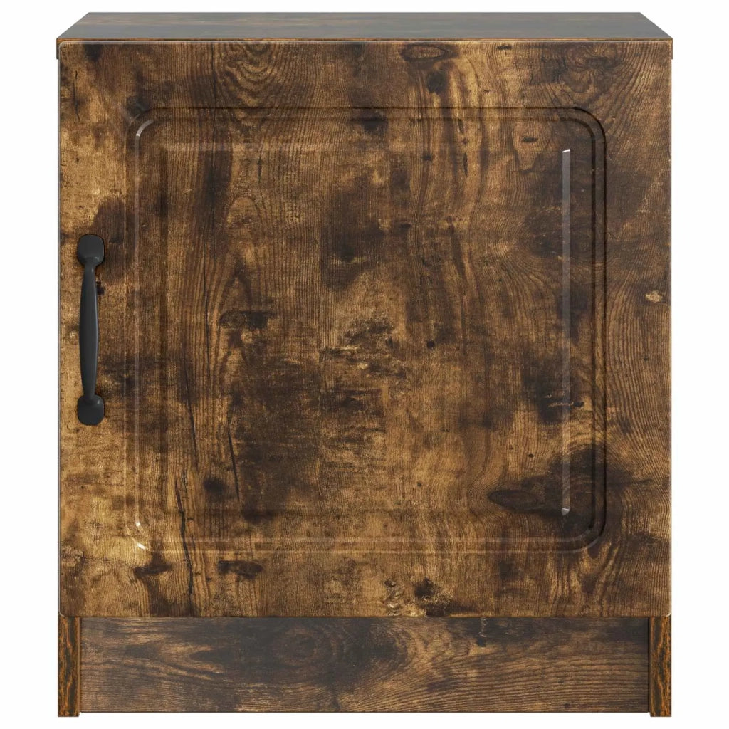 Set di 2 Comodini | Armadio da Notte | Mobiletto da notte Rovere Fumo 43 x 34,5 x 47 cm