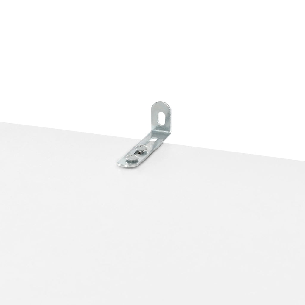VETRINA 143x45,5x170 cm MDF Bianco con LED 16 colori e porte in acrilico