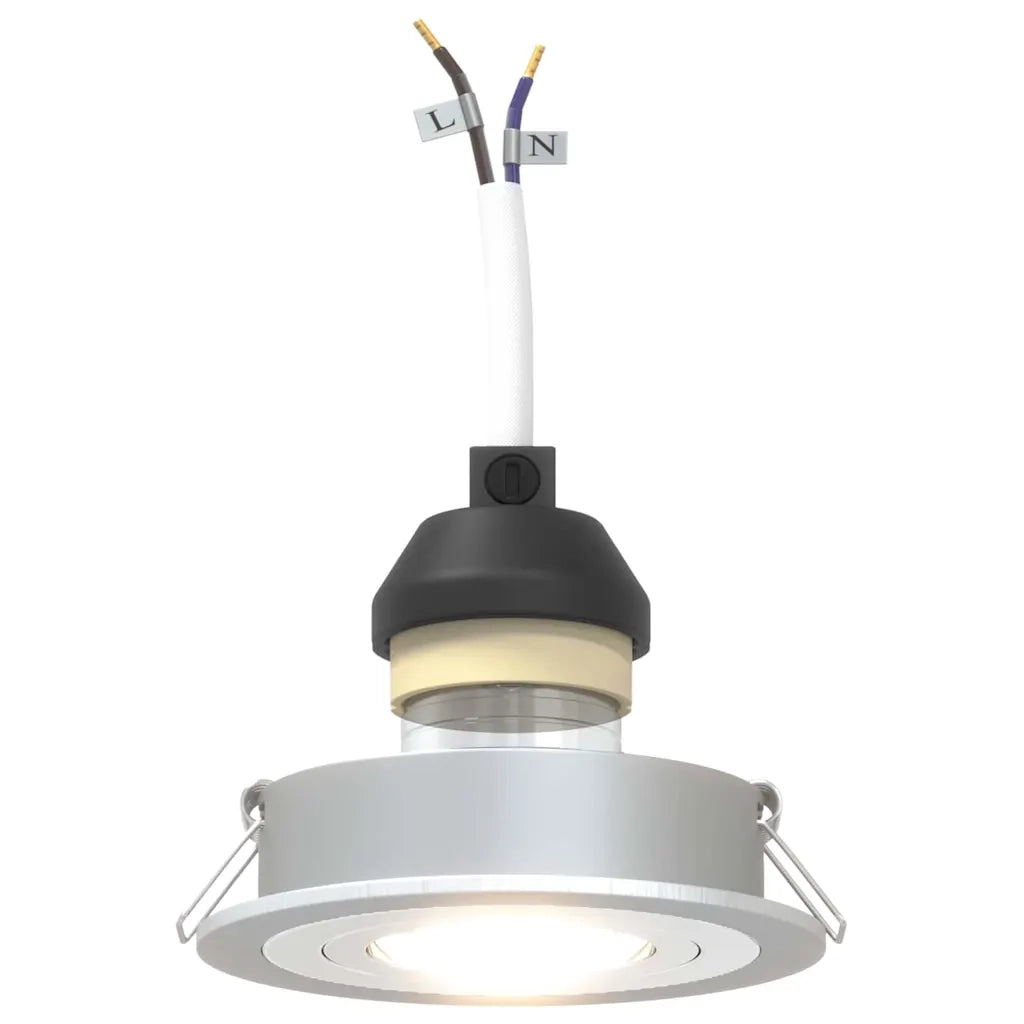 Spotlight 6 pz Argento 9 x 9 x 2 cm Alluminio CFW2047980