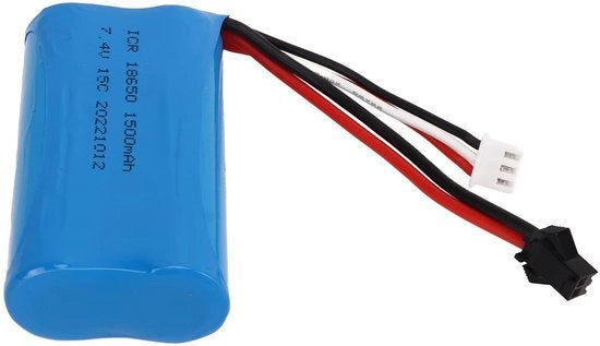 Batteria a Liti 7,4 V 1500 mAh - Adatta per T39/T40/F39 - Aeromodello RC Syma 822 - Batteria Migliorata - Prestazioni Stabilizzate - Materiale a Polimero di Liti