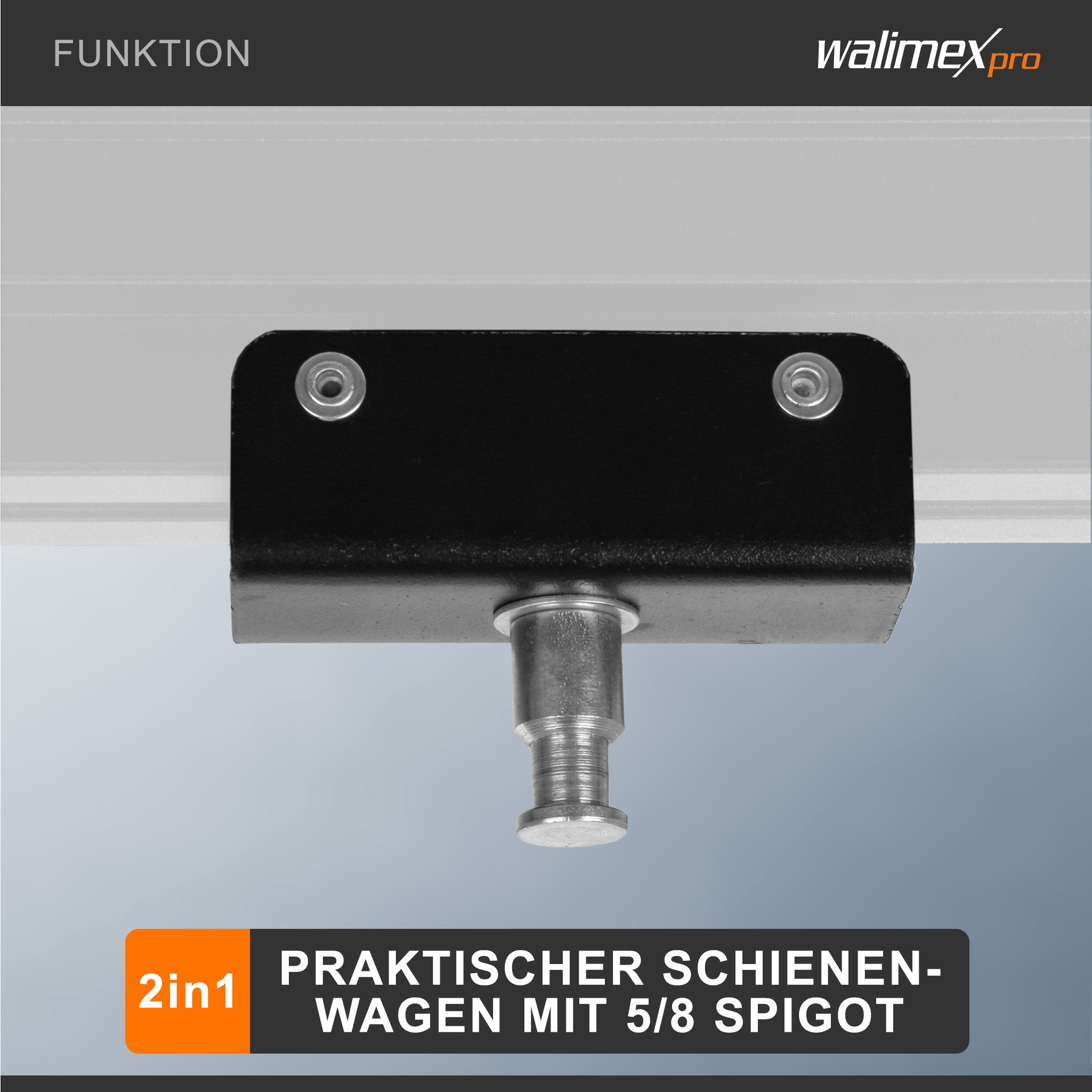 Walimex Supporto per binari a soffitto