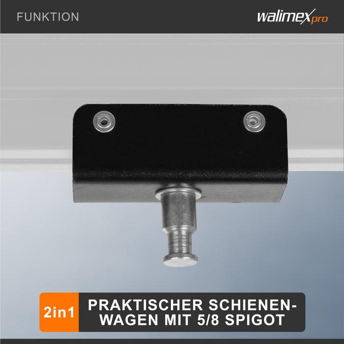 Walimex Supporto per binari a soffitto