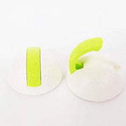 Trade Shop - Set 4 Pz. Gancio Adesivo 1.5 Kg 5cm A Scomparsa Plastica Guardaroba Appendiabiti Cucina -