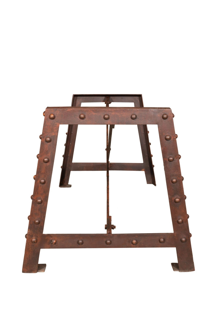 Biscottini Base per Tavolo in ferro, L146xPR75xH72 cm Molto robusta resistente Offerta