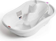 Bagnetto per bambini ergonomico con presa antiscivolo per bambini da 0 a 12 mesi - bianco