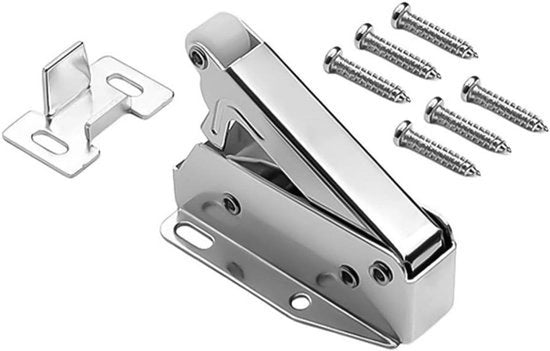 Chiusura automatica - Cassetto - Sicura - Acciaio - Chiusura sicura - Adatta per Porte e Cassetti - Blu