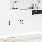 Mobile base lavello-Armadietto da bagno Kalmar Bianco 80x46x81,5 cm in Truciolato