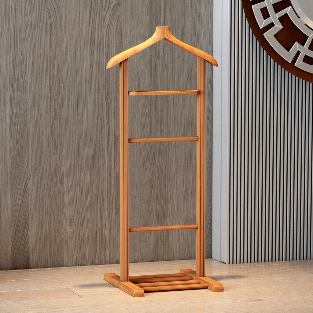 Oulux, Appendiabiti Installazione a Terra, 120h cm Marrone Rovere