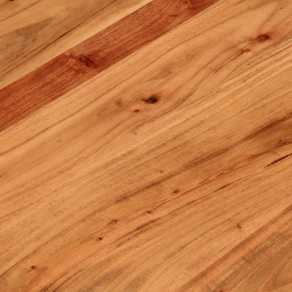 Piano per Tavolo Ø70x3,8 cm Rotondo in Legno Massello di Acacia 370053