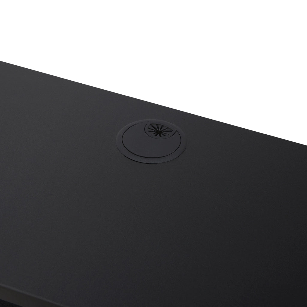 Mensola TV Støvring Sospesa a Muro 21 x 150 x 25 cm Nero [en.casa]