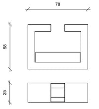 Camino a Bioetanolo da Pavimento 78x25x58 cm Bianco