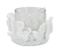 Porta Candela Corallo Cm Ø 12.5X9