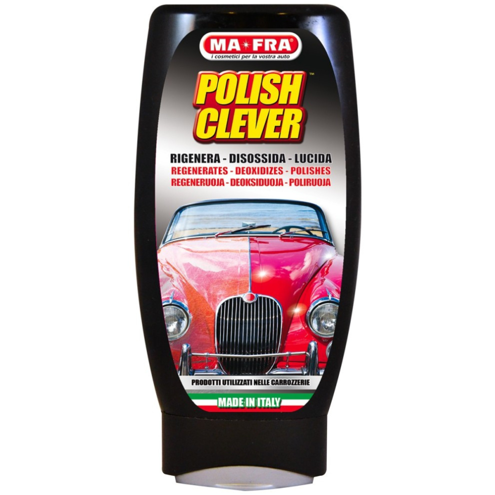 Polish clever 250 g per rigenerare disossidare e lucidare carrozzeria auto