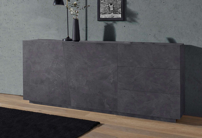 Mobile VEGA L 180 x H 86 x P 43 cm grigio ardesia