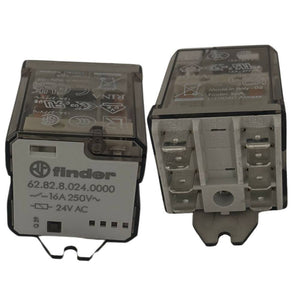 Finder relè di potenza 2 contatti 16a faston25 per controllo industriale