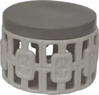 Cofanetto Ceramica Arabesque Grande Ø Cm 24X17.5