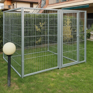 Box per cani da esterno zincatura elettrolitica 200x200x altezza 180 centimetri