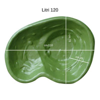 Laghetto da giardino caldonazzo litri 120 dimensioni 110x78xh28
