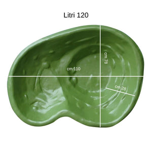Laghetto da giardino caldonazzo litri 120 dimensioni 110x78xh28