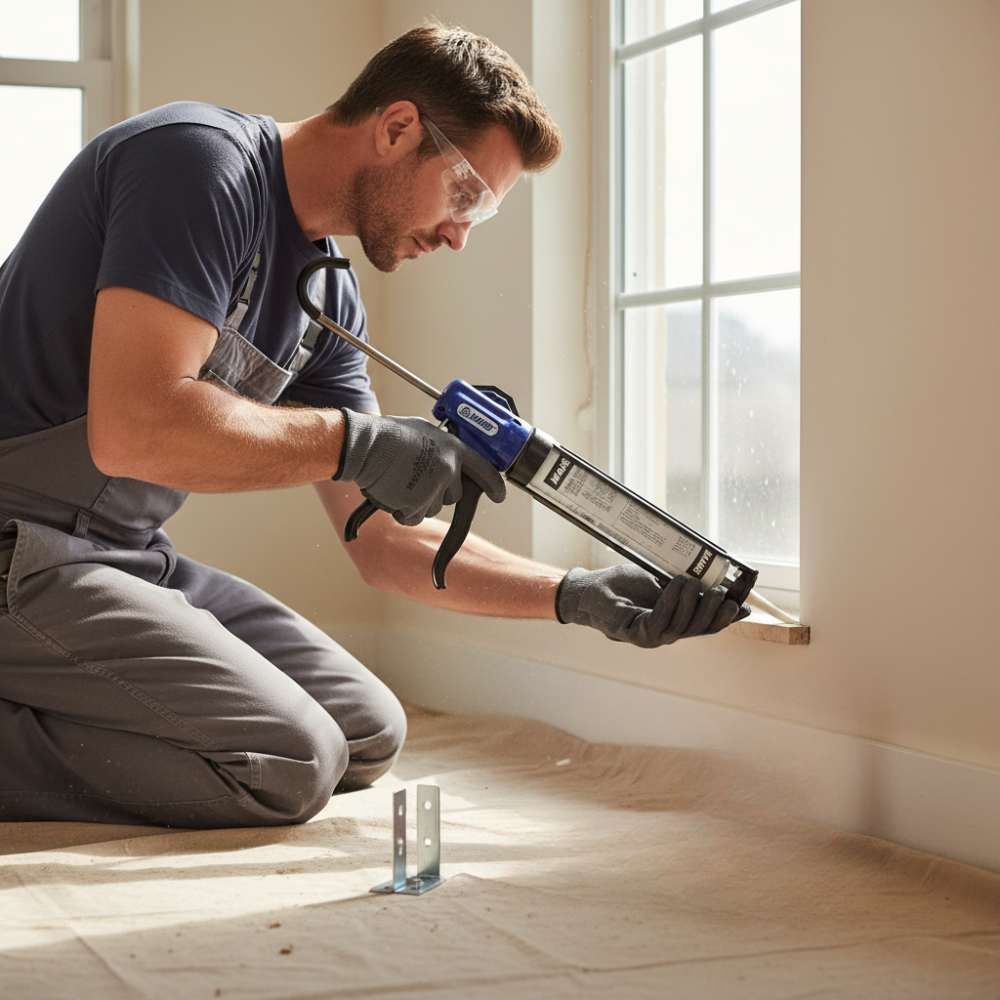 Pistola manuale gun 310 pro per adesivi e sigillanti elastici