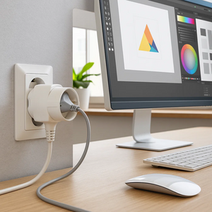 Adattatore bticino s3611de tris schuko e bipasso 10/16a bianco