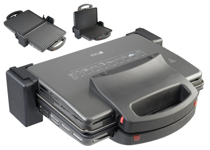 Bistecchiera Tostiera Elettrica Contact Grill 2000 Watt