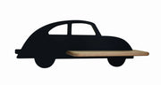 Applique Candellux CAR nero/legno LED 4W 4000K 43cm IP20