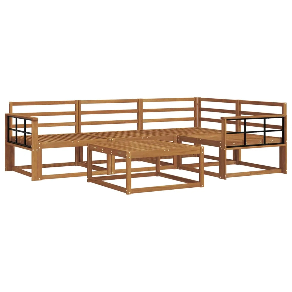 Set di divani da esterno 5 pcs Naturale 3367552