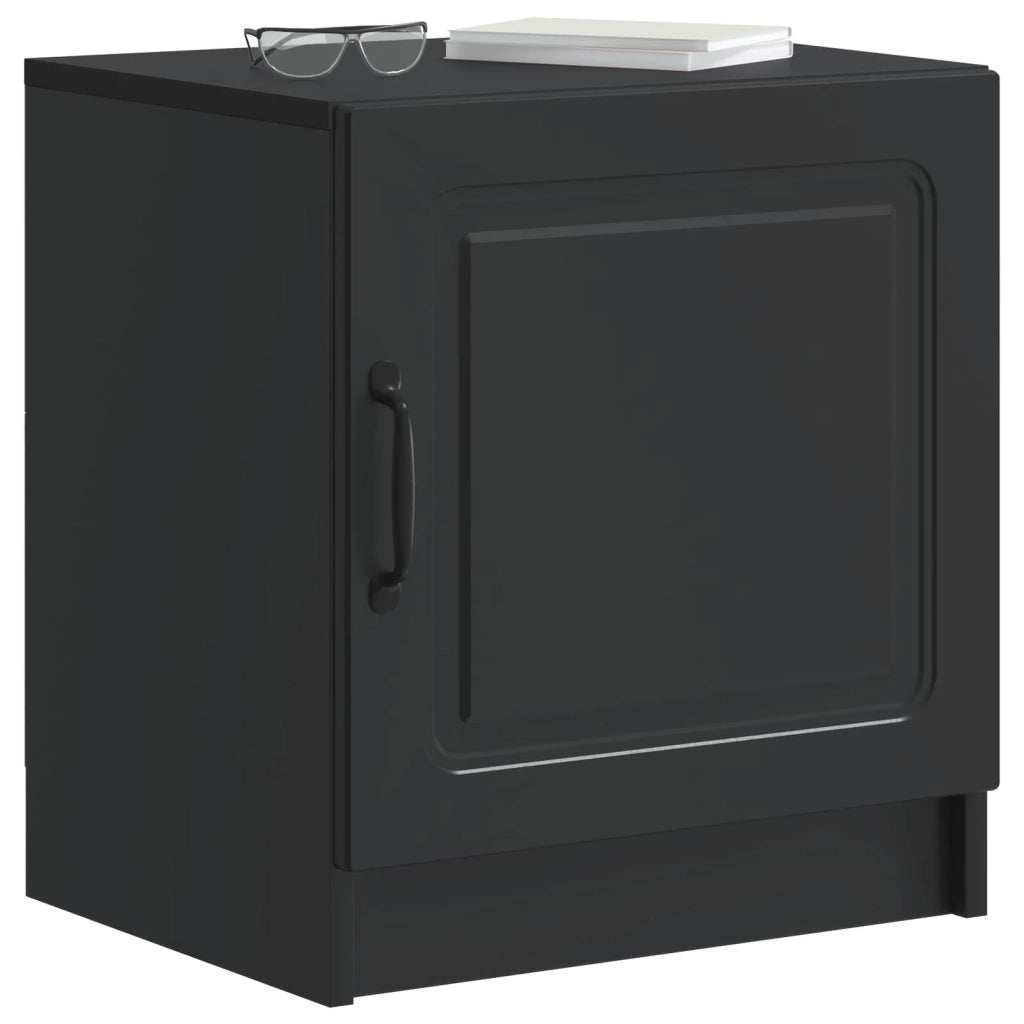 Armadio da Notte Nero 43 x 34,5 x 47 cm Legno ingegnerizzato 895717