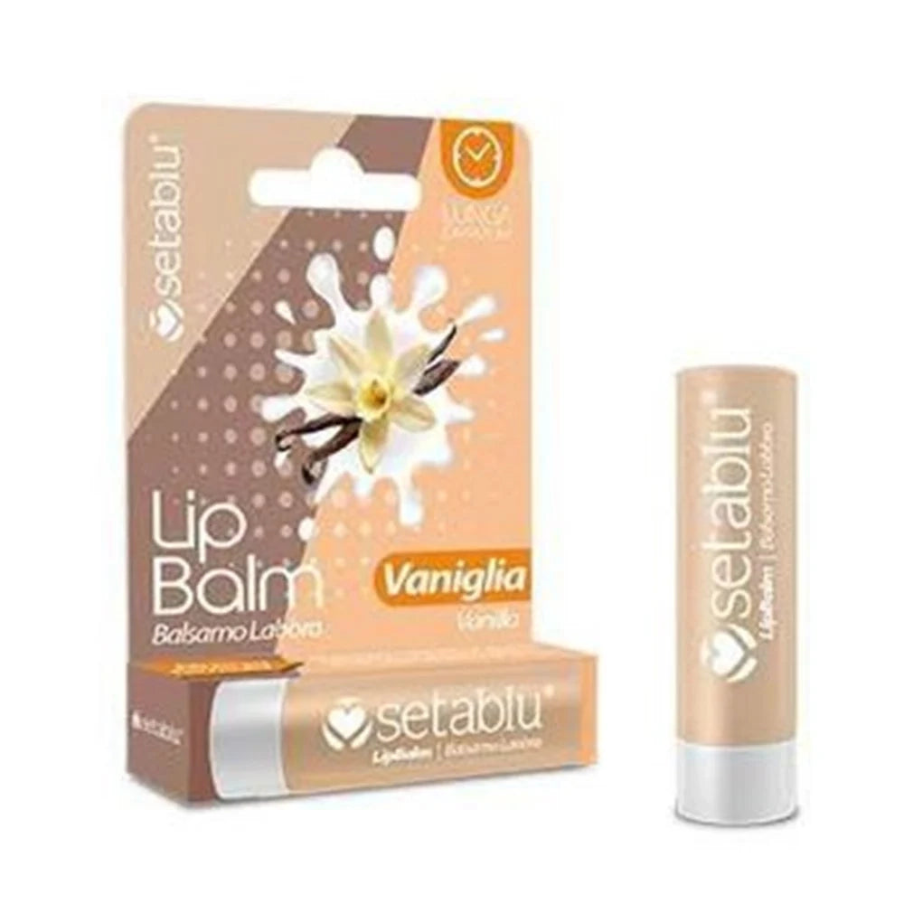Trade Shop - Set 12pz Balsamo Labbra Al Profumo Di Vaniglia Idratante Protettivo Stick 2,2g 620667a -