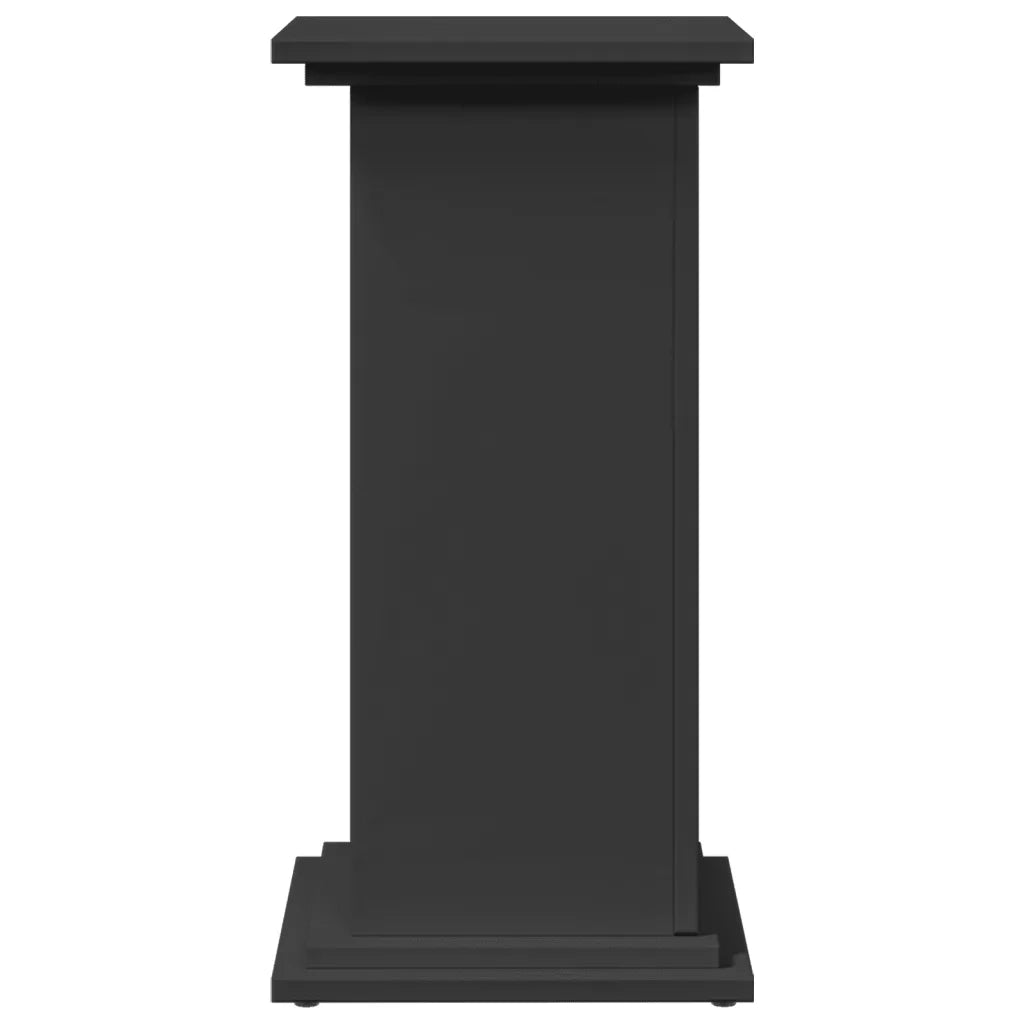 Supporto Espositivo Portaoggetti Nero 31x30x60 cm Truciolato 854617