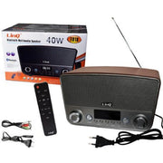 Trade Shop - Cassa Speaker Altoparlante Bluetooth Multimedia 40w Lcd Radio Fm Microsd Usb T018 -