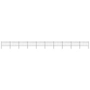 Recinzione da Giardino con Punta a Lancia in Acciaio 1673x100 cm Nero 277620