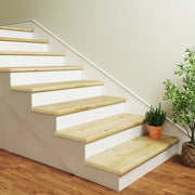 Set di 4 Profili Bunschoten Coprigradini Arrotondati in PVC 120 x 32 x 4,6 cm Naturale NEU.HOLZ