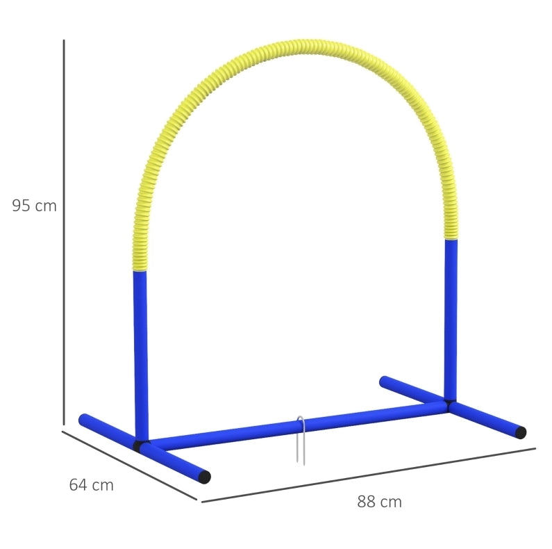 Set agility per cani con 4 archi e borsa da trasporto