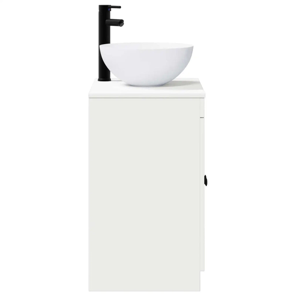 Set di mobili per il bagno Bianco Legno ingegnerizzato 3404214
