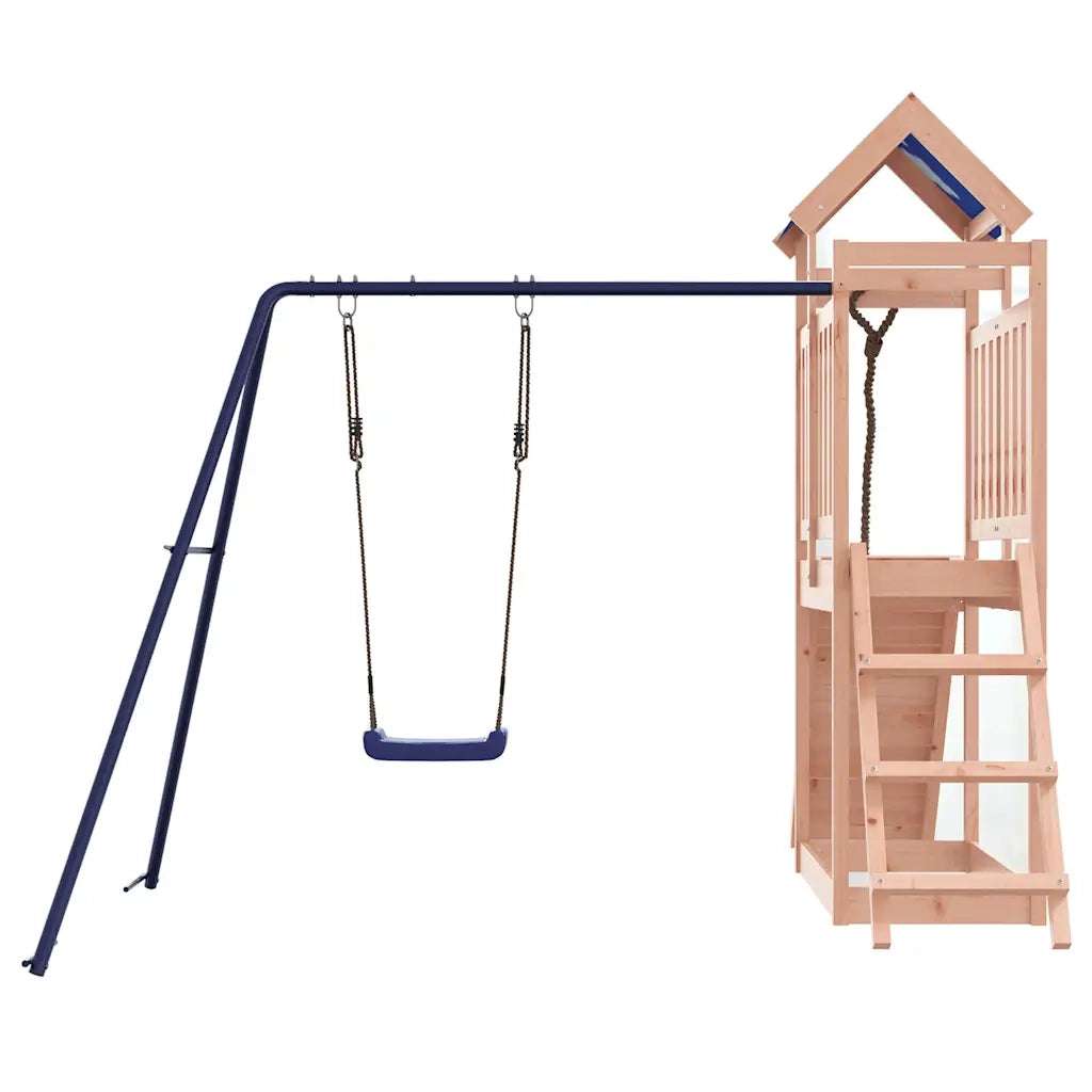 Set da Gioco da Esterno in Legno Massello di Douglas
