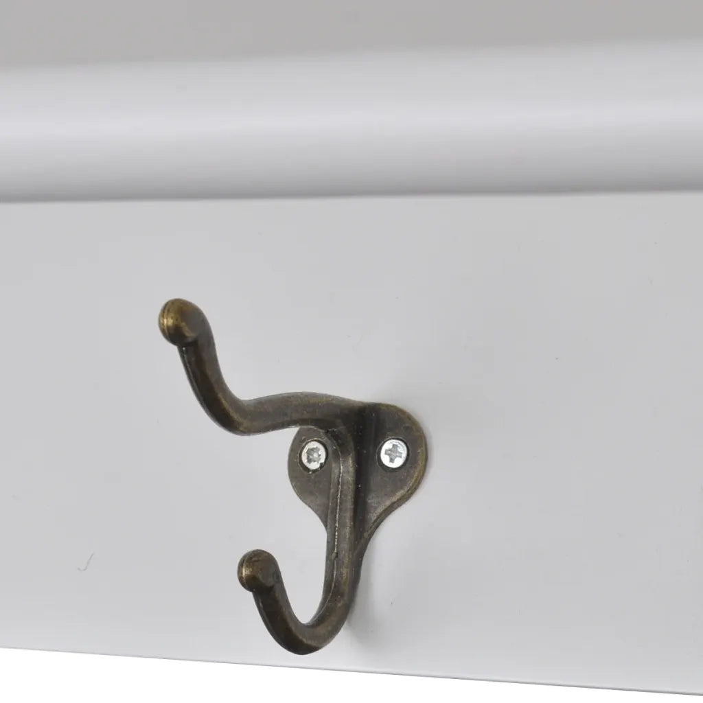 Pensile da Cucina-Mobile Cucina da Parete in Legno con Anta in Vetro
