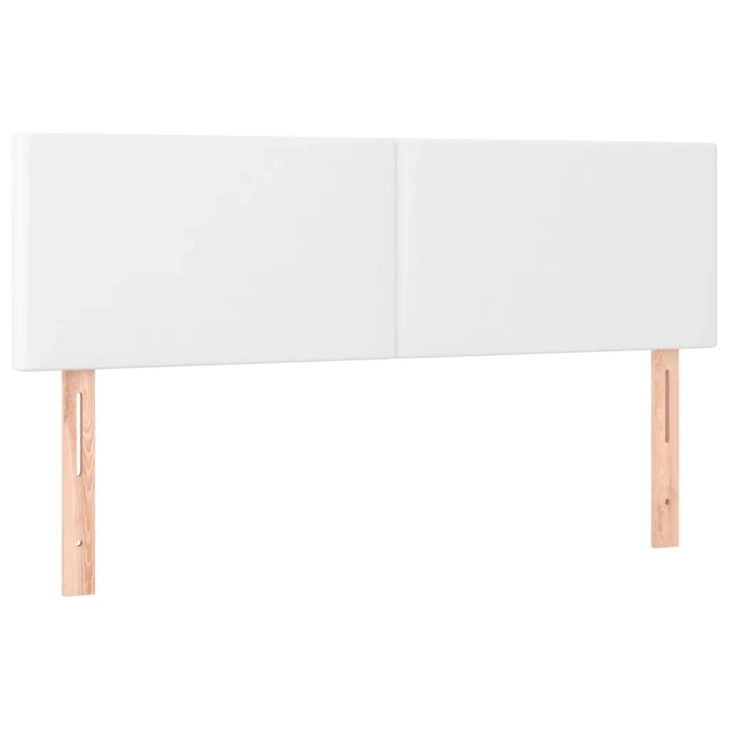 Giroletto a Molle con Materasso Bianco 140x200 cm in Similpelle