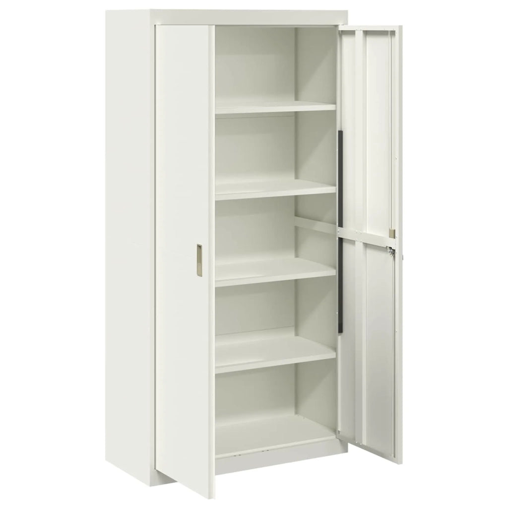 Armadio Bianco 90 x 40 x 180 cm Acciaio