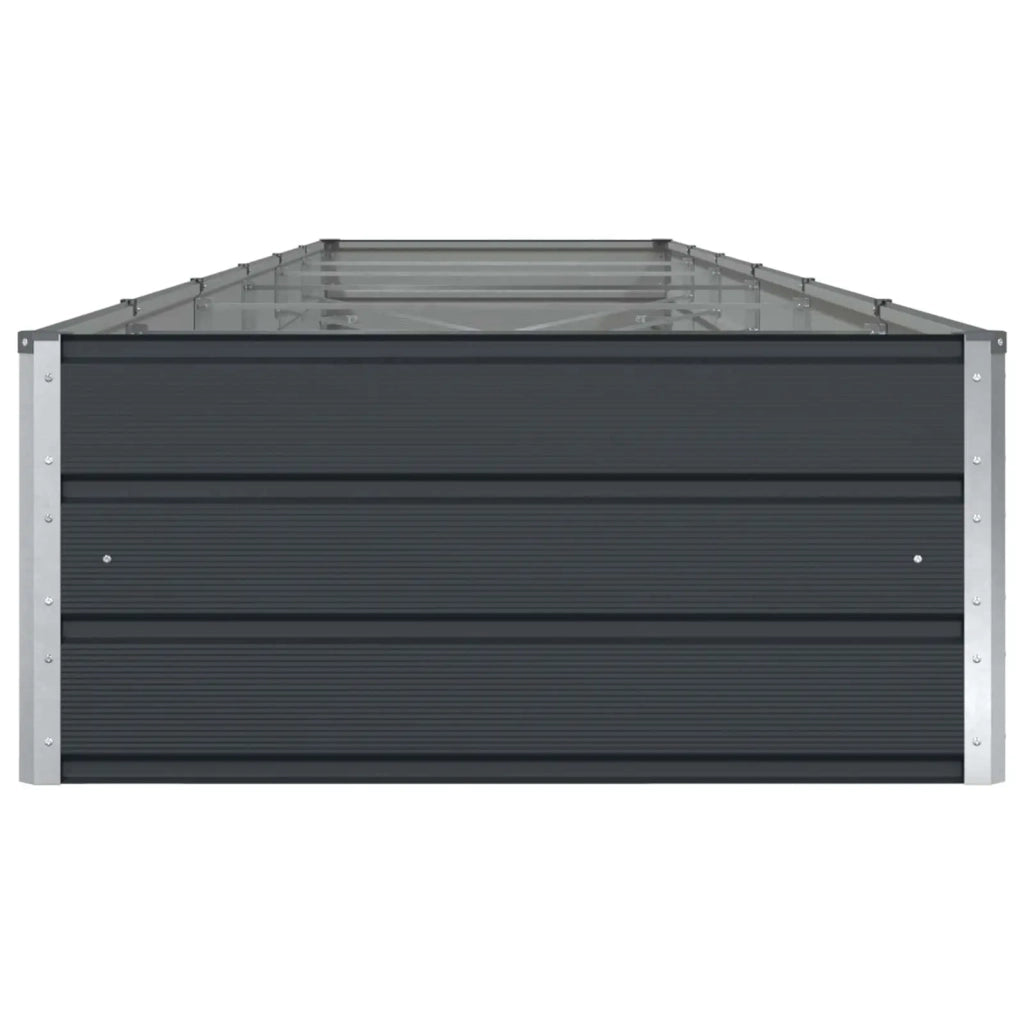 Fioriera Antracite 580 x 100 x 45 cm Acciaio zincato