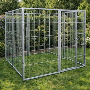 Box per cani da esterno con zincatura a caldo da 200x200x altezza 180 cm