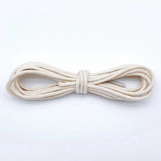 2 paia cavi laccati in cotone da 90 cm - Cavi laccati in cotone di 2,5 mm - Cavi robusti a forma rotonda - Cavi resistenti - Cavi per stivali - Cavi in pelle impermeabili - Per scarpe e stivali eleganti
