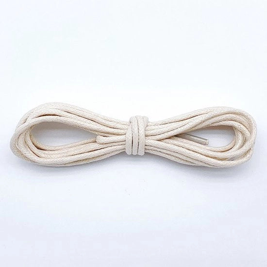 2 paia cavi laccati in cotone da 90 cm - Cavi laccati in cotone di 2,5 mm - Cavi robusti a forma rotonda - Cavi resistenti - Cavi per stivali - Cavi in pelle impermeabili - Per scarpe e stivali eleganti