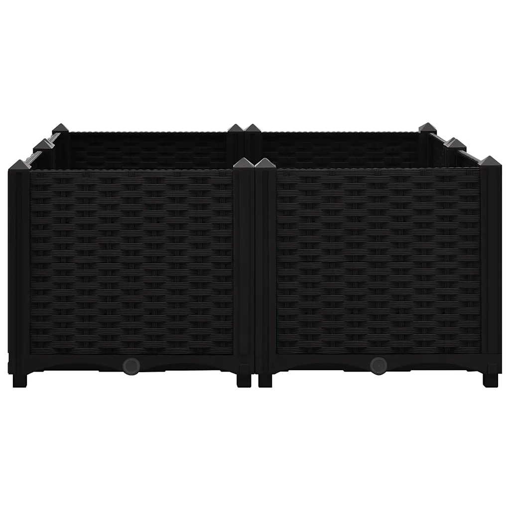 Fioriera Rialzata 80x80x38 cm in Polipropilene 316540