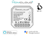 Modulo Interruttore 2 Canali CH Wi-Fi Smart Life da incasso AS-SM2
