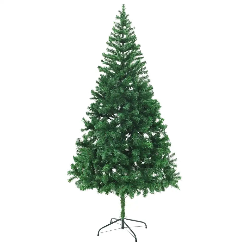 Set Albero Natale Artificiale con LED e Palline 210 cm 910 Rami  cod mxl 6940